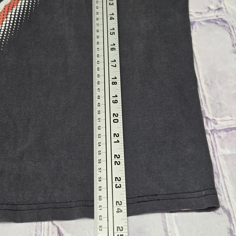Vintage Nike Air T-Shirt Mens Black Single Stitch Bleached Distressed Thrashed M